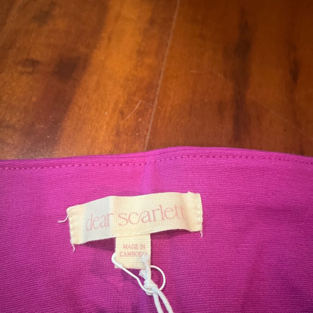 Dear Scarlett Magic Pants Plus 1X Skinny Trouser Magenta Purple Pink Pull On New - Picture 11 of 11